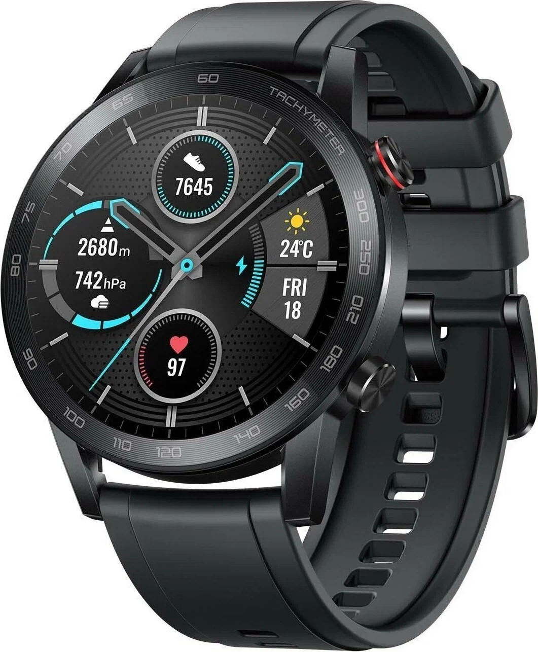 Смарт-часы HONOR MagicWatch 2, 46 мм, Черный детальное изображение - 1