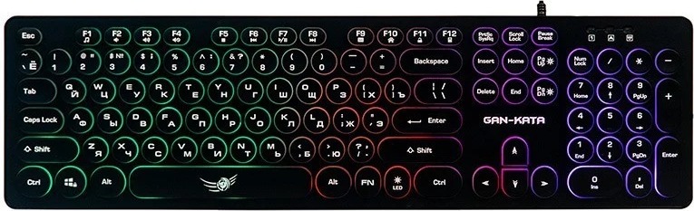 Клавиатура Dialog KGK-16U, Черный детальное изображение - 2