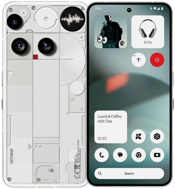 Смартфон Nothing Phone (3) 16/512 Гб, Белый, Dual nano-SIM + eSIM детальное изображение - 1