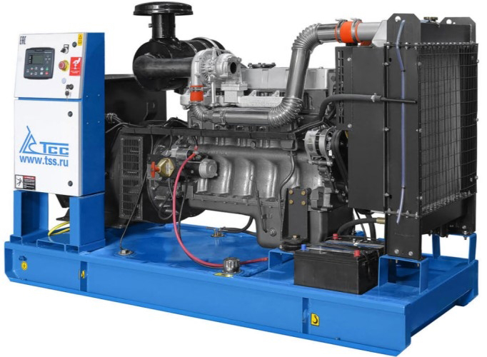 Генератор дизельный ТСС АД-100С-Т400-1РМ11 (TTD 140TS) 040288, открытый, 100 кВт, Синий детальное изображение - 1