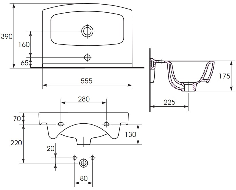 Умывальник  детальное изображение - 2