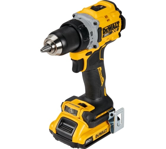 Аккумуляторная дрель-шуруповерт DeWALT DCD800D2T-A9, 20 В, 90 Нм, 2 А·ч детальное изображение - 4
