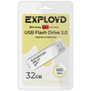 USB Flash накопитель Exployd 650 32 ГБ, белый вариант - 1
