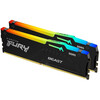 Оперативная память Kingston Fury Beast Black DDR5 6400MHz, KF564C32BBAK2-32, 2x16 Гб KIT, 32 Гб вариант - 2