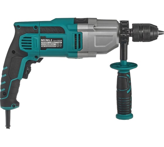 Дрель ударная MINLI 13 мм, 1100 Вт 52236, 1100 Вт детальное изображение - 2