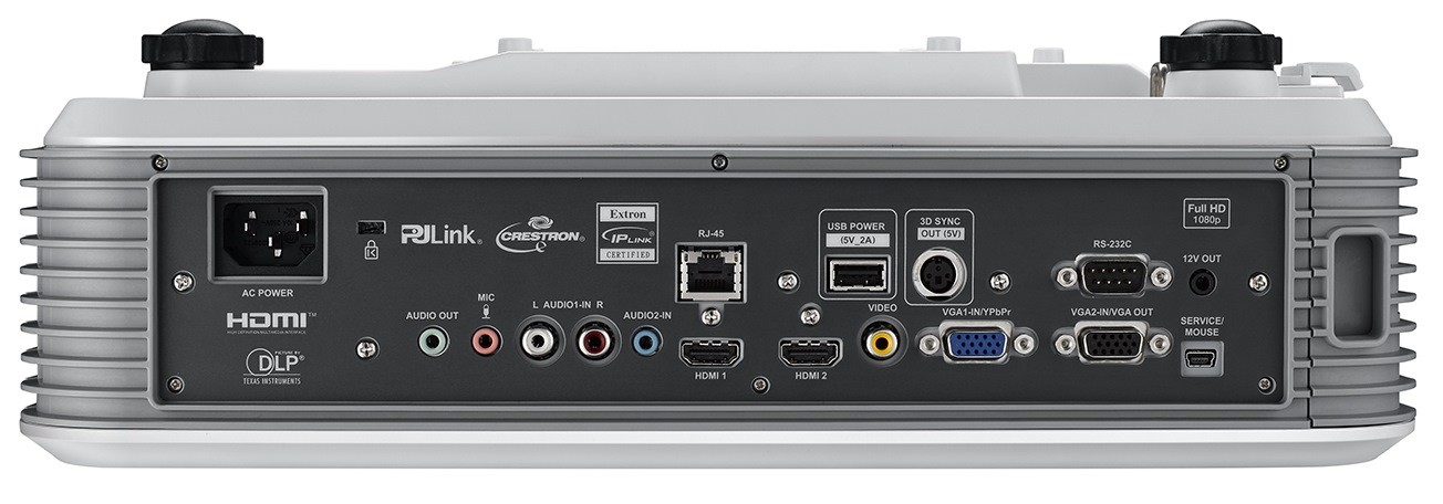 Проектор Optoma W320USTi, Серый детальное изображение - 4