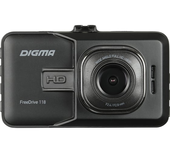 Видеорегистратор DIGMA FreeDrive 118, 1920x1080 Full HD dpi, MicroSD, 32 ГБ, Черный детальное изображение - 1