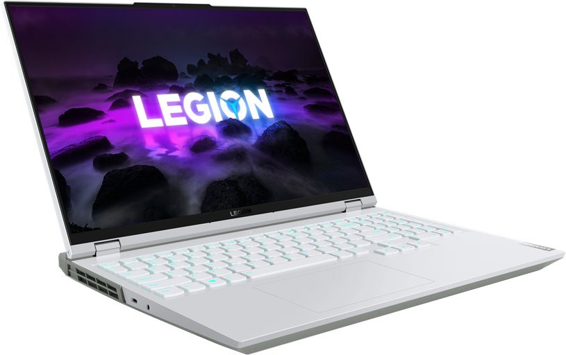 Ноутбук Lenovo Legion 5 Pro 16ACH6H, 82JQ00EXPB, RAM 16 ГБ, SSD 512 ГБ, Белый детальное изображение - 2