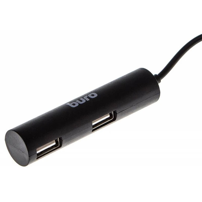 USB-концентратор Buro BU-HUB4-0.5R-U2.0, Черный №3