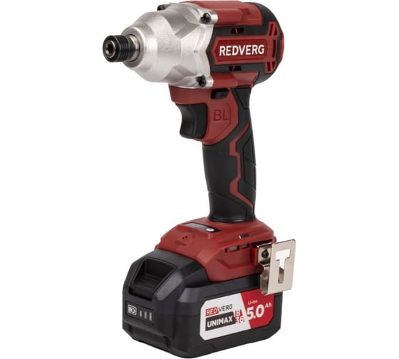 Винтоверт аккумуляторный ударный бесщеточный REDVERG RD-IDR18BLK/U 00006686448, 18 В детальное изображение - 2