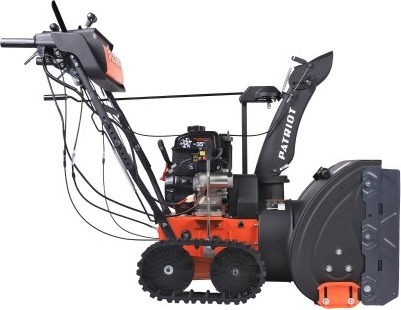 Снегоуборщик бензиновый гусеничный Patriot Сибирь 85 ET с электростартером 220В 426108850, 7 л.с., 5150 Вт, Серый/Оранжевый детальное изображение - 5