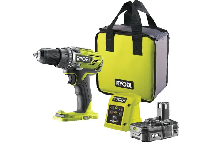 Аккумуляторная дрель-шуруповерт Ryobi ONE+ R18DD3-115S 5133005301, 12 В, 25 Нм, 1,5 А·ч  №6
