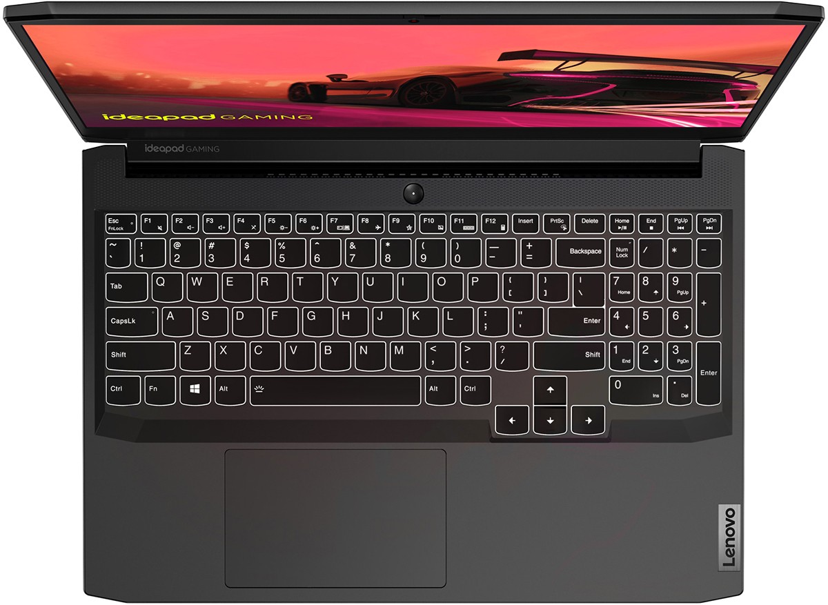 Ноутбук Lenovo IdeaPad Gaming 3 15ACH6, 82K200P1PB, RAM 16 ГБ, SSD 512 ГБ, Черный детальное изображение - 7