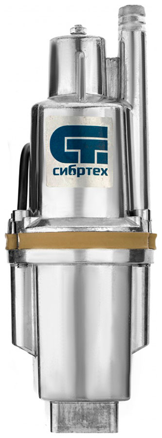 Насос вибрационный Сибртех 99303 СВН300-25, 20 л/мин, 20 мм, напор 75 м, d=100 мм, 300 Вт, Серый детальное изображение - 1
