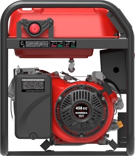 Генератор бензиновый SUNREKA G7500TEAX 211009, 7 кВт, Красный детальное изображение - 5