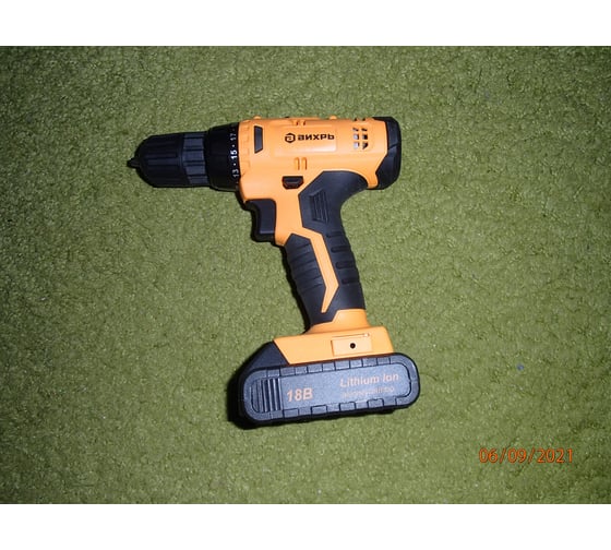 Аккумуляторная дрель-шуруповерт Вихрь ДА-18Л-2К 72/14/9, 18 В, 45 Нм, 2 А·ч детальное изображение - 15