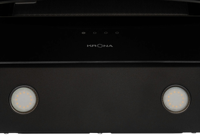 Вытяжка Krona INGA 600 black sensor, Черный №4