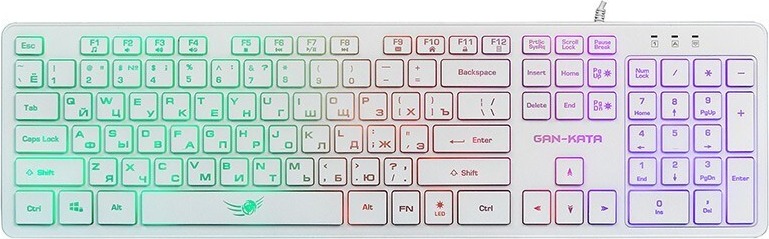 Клавиатура Dialog KGK-17U, Белый детальное изображение - 1