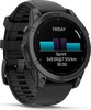 Смарт-часы Garmin fenix E AMOLED 47 мм, серый безель, черный силиконовый ремешок вариант - 5