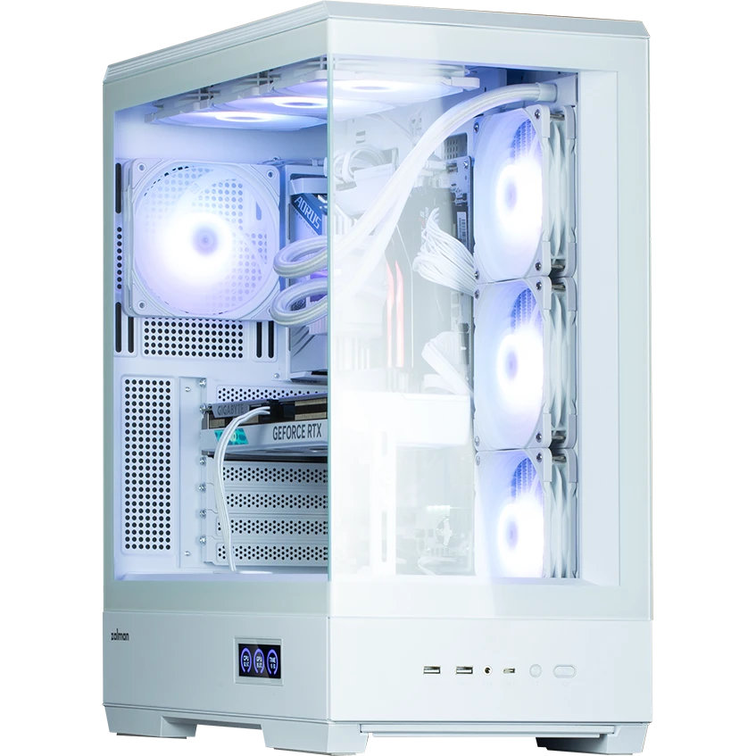 Корпус Zalman P50 DS, Белый детальное изображение - 2
