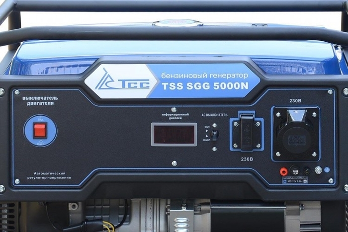 Генератор бензиновый ТСС SGG 5000N 060007, 5 кВт, Синий №5