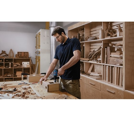 Аккумуляторная ударная дрель-шуруповерт Bosch GSB 12V-30, 12 В, 30 Нм, 2 А·ч, 06019G9120 детальное изображение - 2