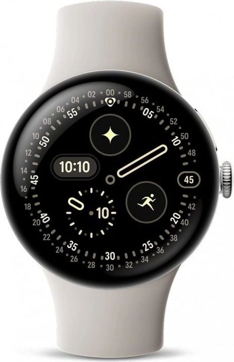 Умные часы Google Pixel Watch 4, Porcelain Active Band, 41 мм, Серый, Wi-Fi + LTE детальное изображение - 3