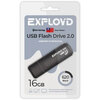 USB Flash накопитель Exployd 620 16 ГБ, черный вариант - 1