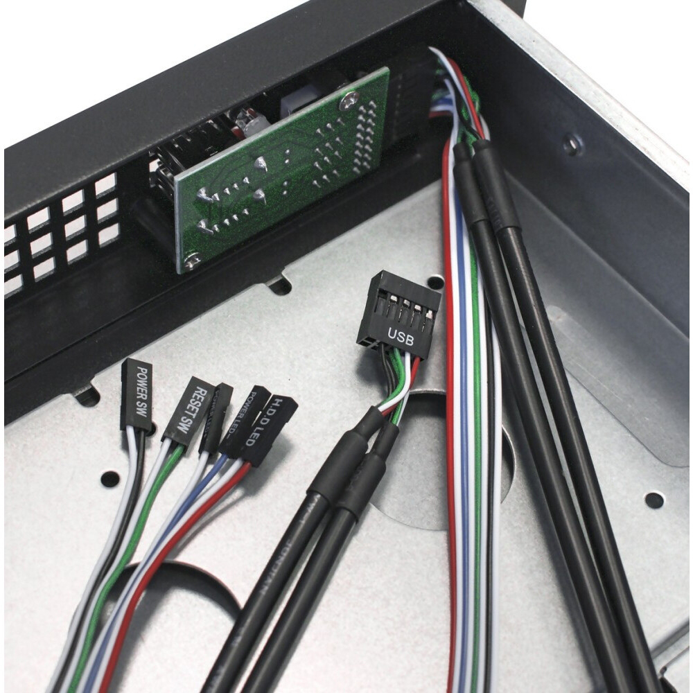 Серверный корпус ExeGate Pro 1U550-04/350DS, 350 Вт, Черный детальное изображение - 9