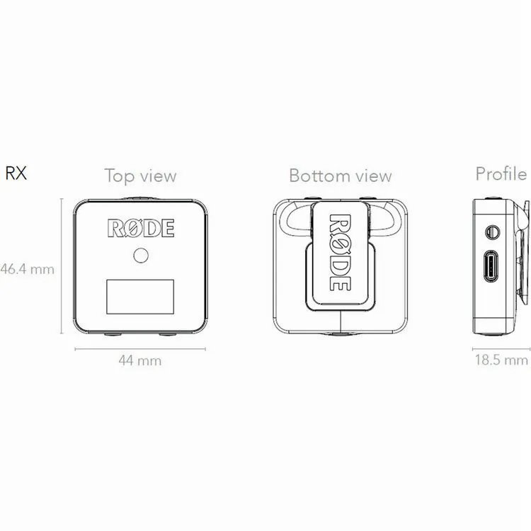 Радиосистема RODE Wireless GO, Черный детальное изображение - 4