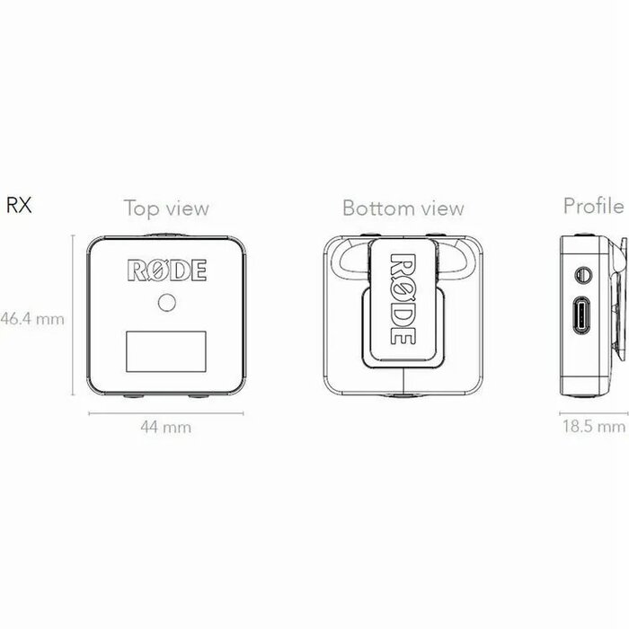 Радиосистема RODE Wireless GO, Черный №4