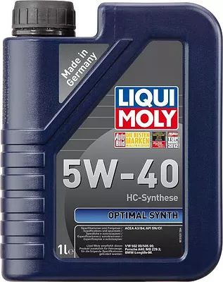 Моторное масло Liqui Moly Optimal Synth 5W-40, 1 л детальное изображение - 1