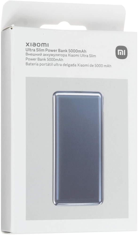 Внешний аккумулятор Xiaomi Ultra Slim Power Bank (BHR9535GL), 5000 мАч, Серый №6