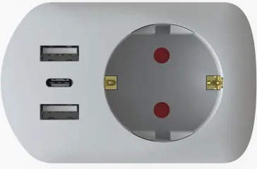 Сетевой фильтр Ritmix RM-012C, 1.2 м, Белый детальное изображение - 2