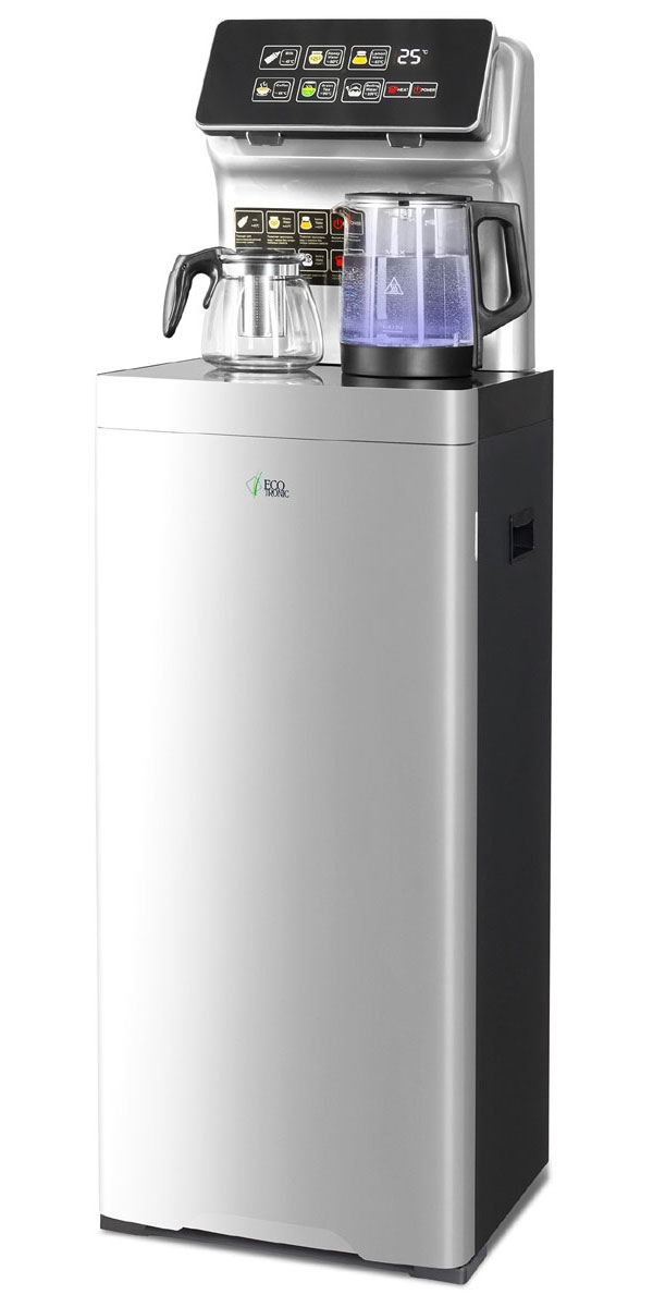 Кулер для воды с чайным столиком Ecotronic TB15-LNR (ETK12597), Серебристый детальное изображение - 2