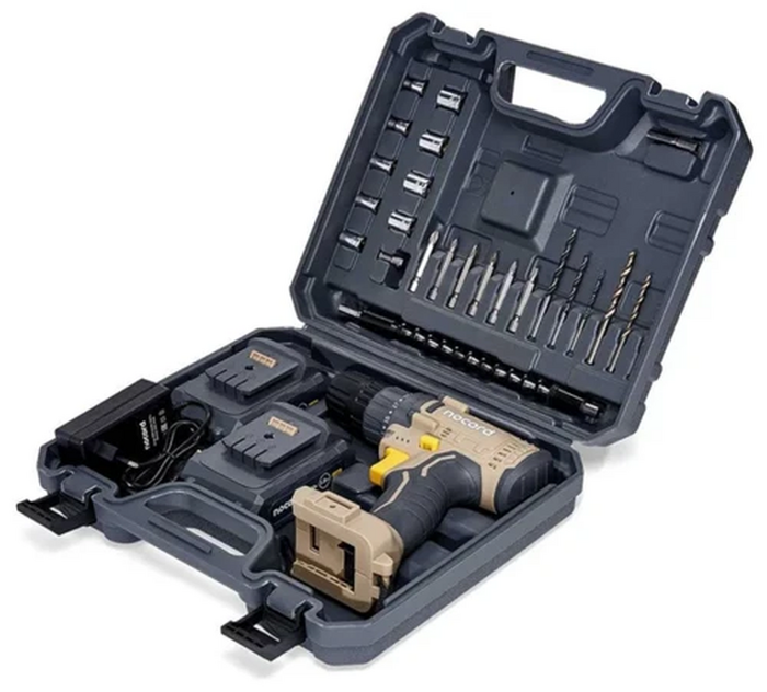 Аккумуляторная дрель-шуруповерт Nocord NCD-12.2.20.C 900194.NCD-12.2.20.C-2, 21 В, 60 Нм, 2 А·ч  №4