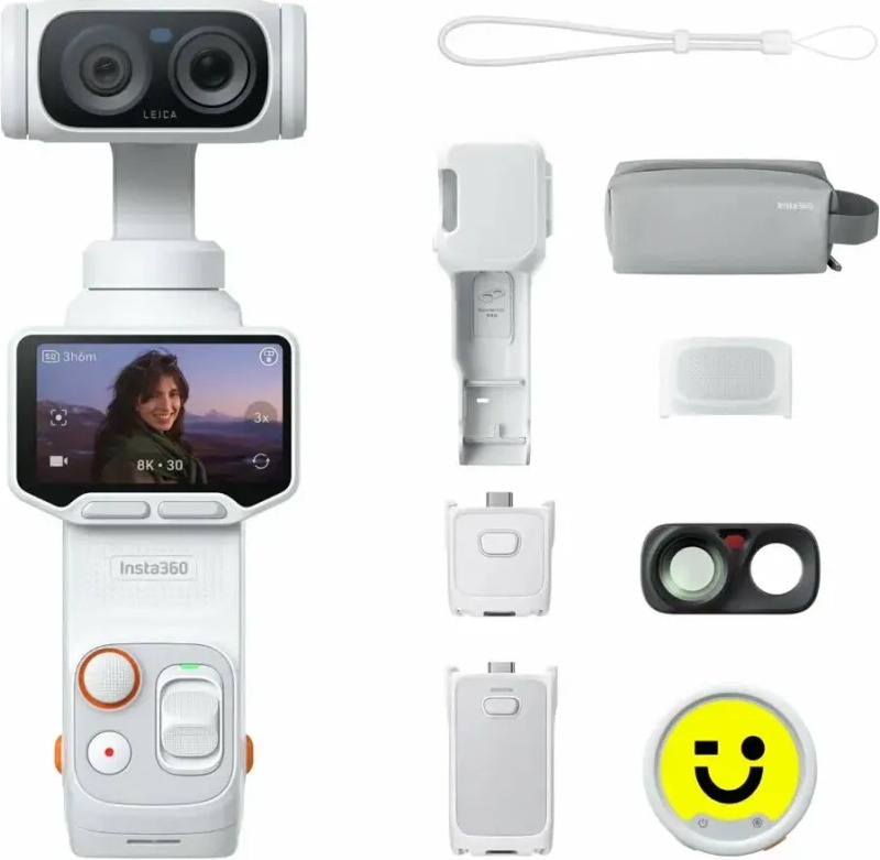 Экшн-камера Insta360 Luna Ultra Creator Bundle, Белый детальное изображение - 2