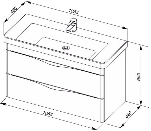 Тумба под умывальник  детальное изображение - 4