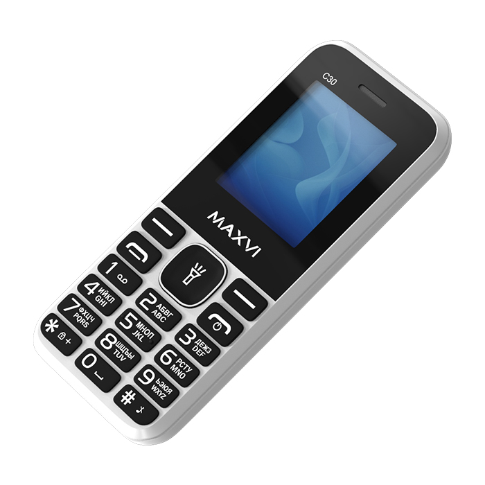 Мобильный телефон MAXVI C30 (без З\У), 32 Мб, Белый, Dual mini-SIM детальное изображение - 8