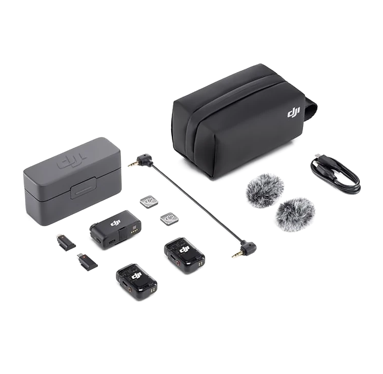 Радиосистема DJI Mic 2 (RX + 2TX), Черный детальное изображение - 7