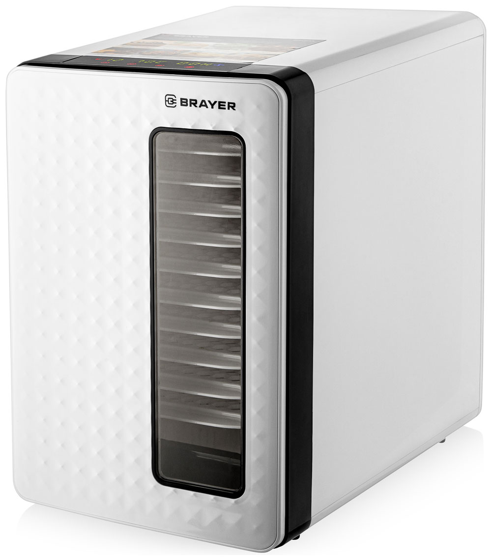 Сушилка для овощей Brayer BR1904, 550 Вт, Серебристый детальное изображение - 1