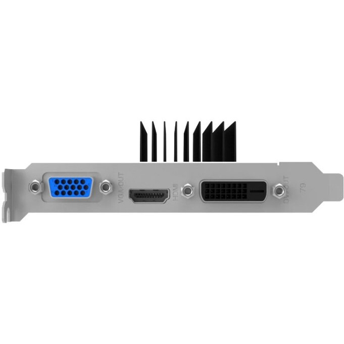 Видеокарта ASUS NVIDIA GeForce GT 730, GT730-SL-2GD5-BRK, 2 ГБ, Черный детальное изображение - 3