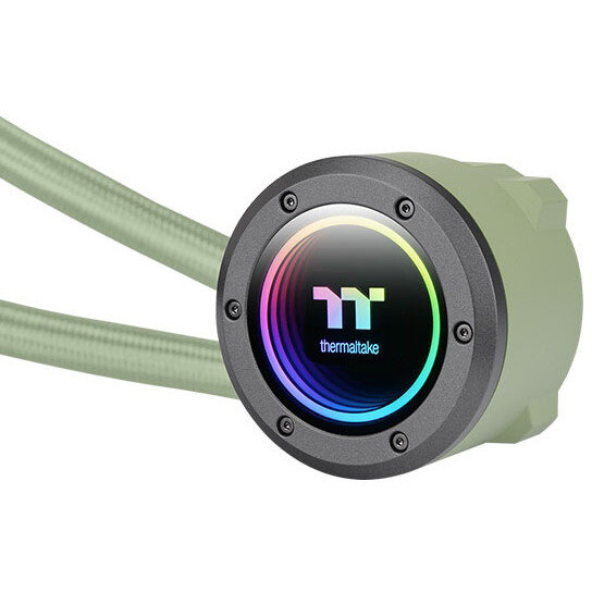 Система жидкостного охлаждения Thermaltake TH280 V2 ARGB Sync Matcha Green Edition, Зеленый детальное изображение - 4