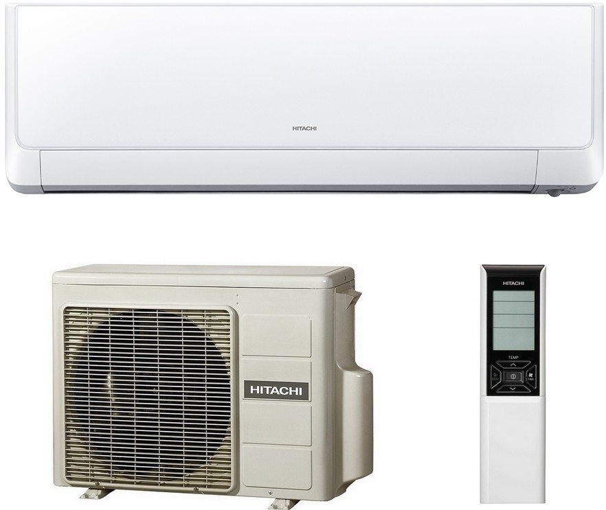 Кондиционер Hitachi RAK-25RXE/RAC-25WXEN 25 м², белый детальное изображение - 5