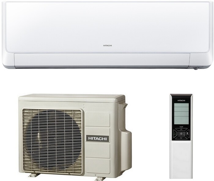 Кондиционер Hitachi RAK-25RXE/RAC-25WXEN 25 м², белый №5