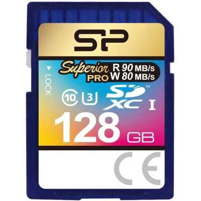 Карта памяти Silicon Power Superior Pro SD (SP128GBSDXCU3V10), 128 Гб детальное изображение - 1