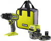 Аккумуляторная дрель-шуруповерт Ryobi RDD18-2C42S 5133005521, 18 В, 52 Нм, 2/4 А·ч  вариант - 1