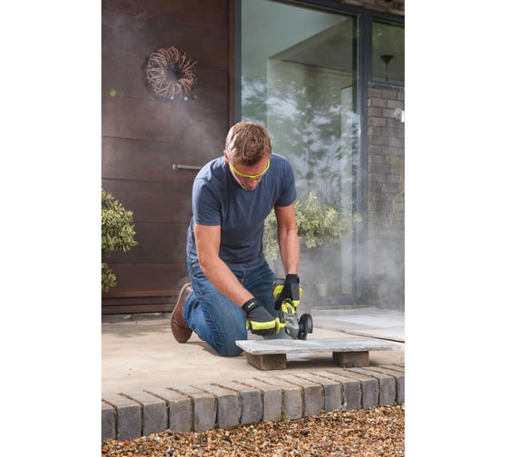 Углошлифмашина бесщеточная Ryobi ONE+ R18AG7-0 без аккумулятора в комплекте 5133002852, 125 мм, 11000 об/мин детальное изображение - 12