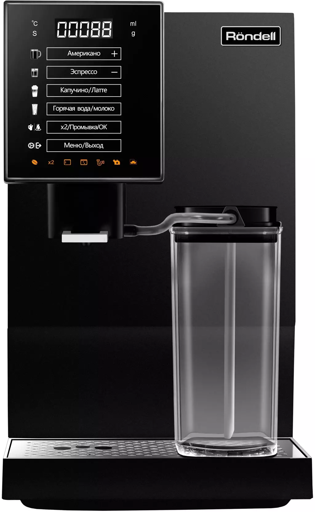 Кофемашина Rondell RDE-1118, Черный детальное изображение - 2