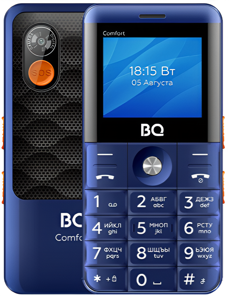 Мобильный телефон BQ 2006 Comfort, 32 Мб, Синий, Dual mini-SIM детальное изображение - 4